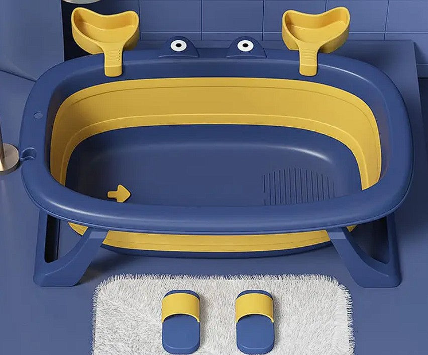 Tina Bañera Plegable Para Bebé con Diseño de Cangrejo