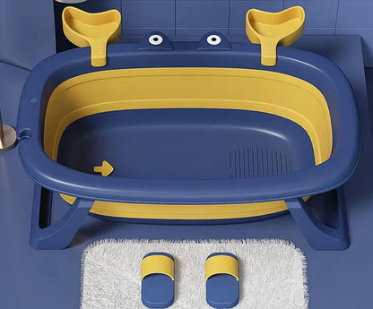 Tina Bañera Plegable Para Bebé con Diseño de Cangrejo