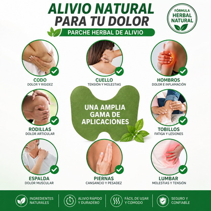 Parches para articulaciones (rodilla, espalda, cuello y tobillos) PACK X 5 (50 parches)