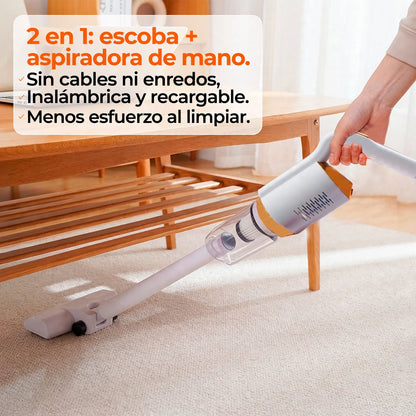 Aspiradora Inalámbrica 2 En 1 Recargable