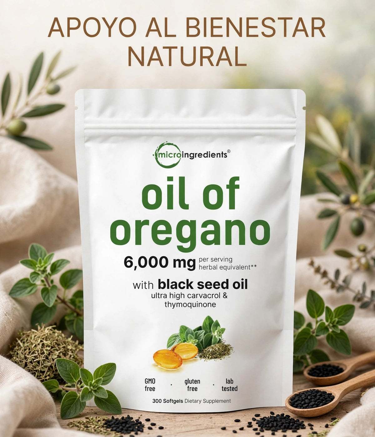 Aceite De Orégano En Cápsulas